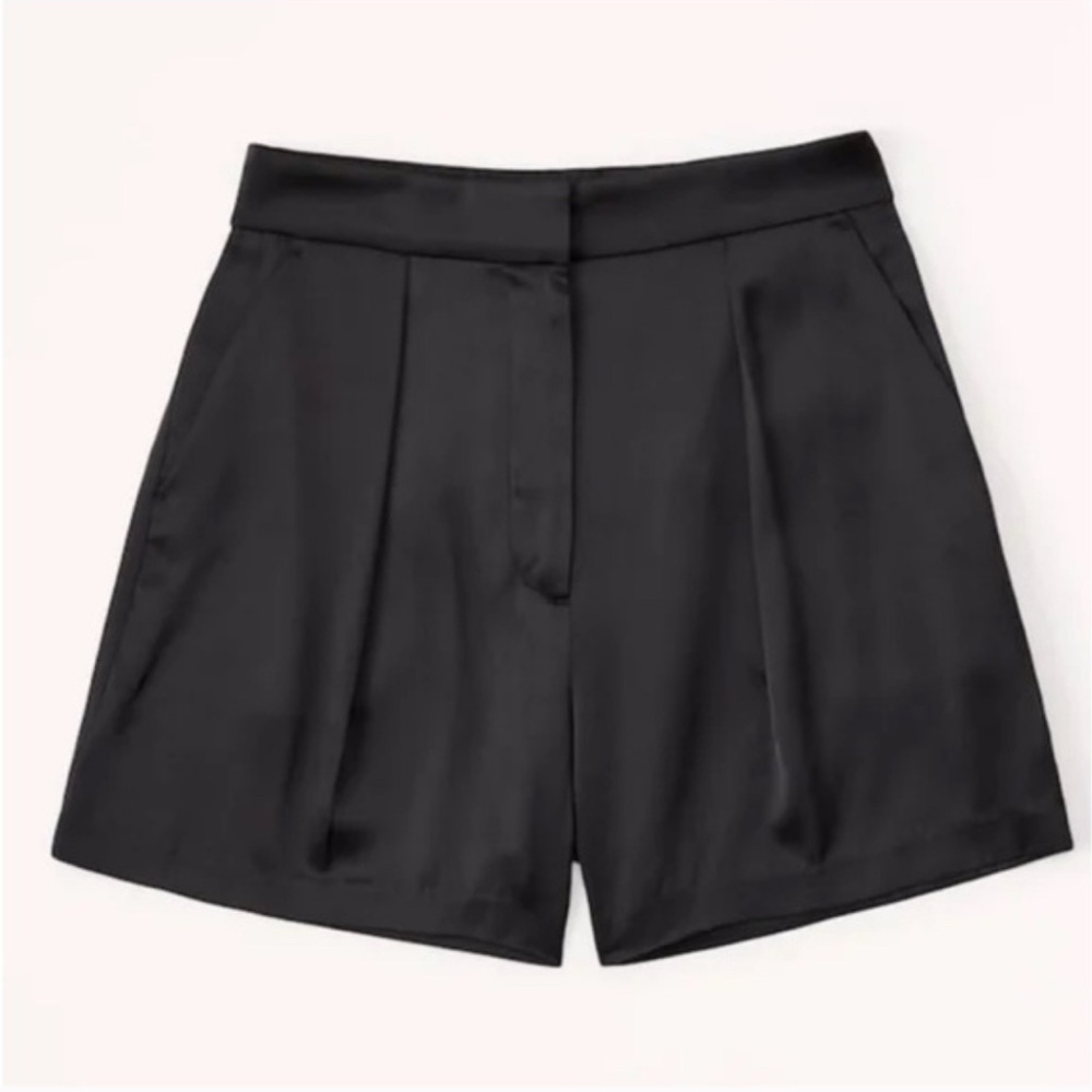 NWT A&F High Rise Satin Shorts